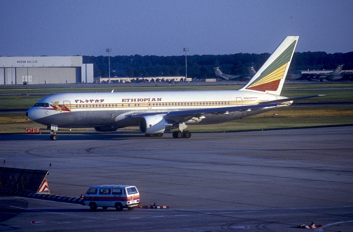 Ethiopian Airlines Boeing 767 200ER ET AIZ@FRA May 1996 - Wardeeq news