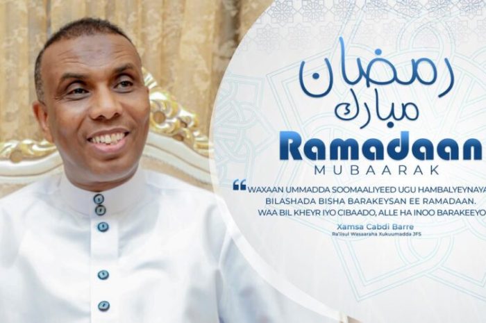 Raiisul Wasaare Xamsa oo Hambalyo Ku Aaddan Bisha Ramadaan Udiray Shacabka Soomaaliyeed