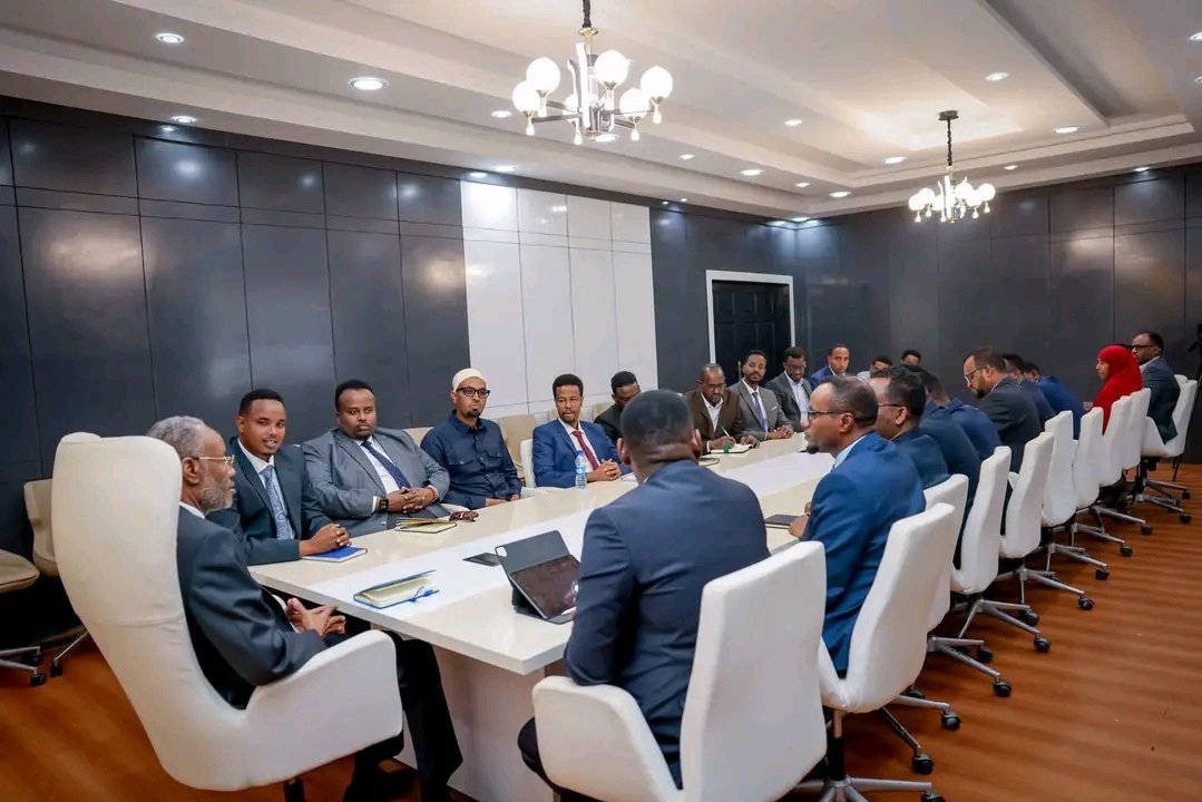 The President of the South West State, His Excellency Abdiaziz Hassan Mohamed Laftagareen,