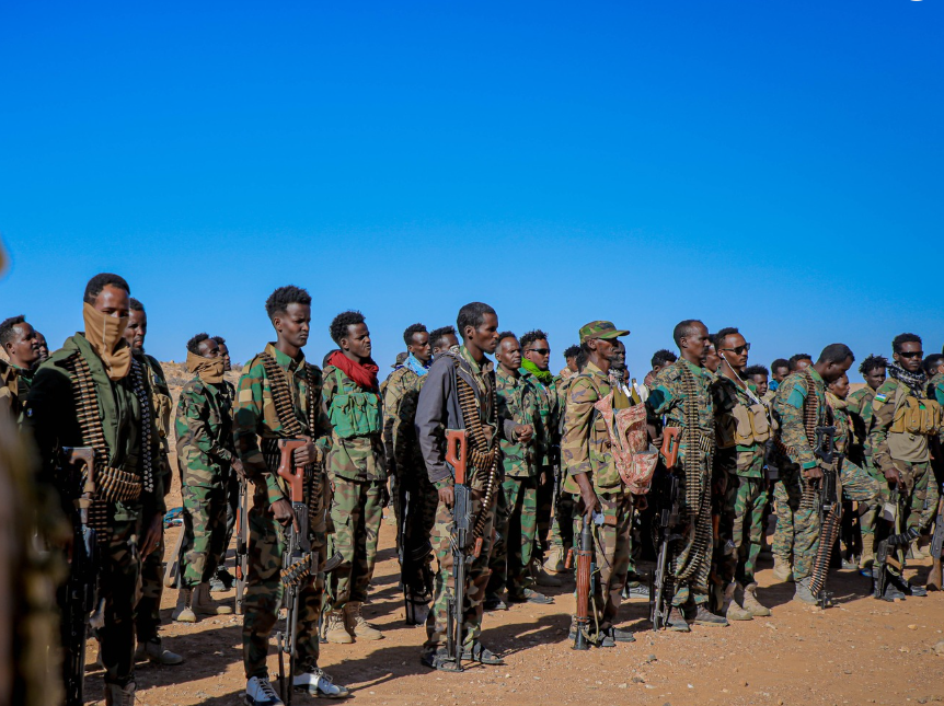 Dowladda Soomaaliya oo soo bandhigtay Ciidanka Xoogga ee ka howlgala deegaannada Puntland