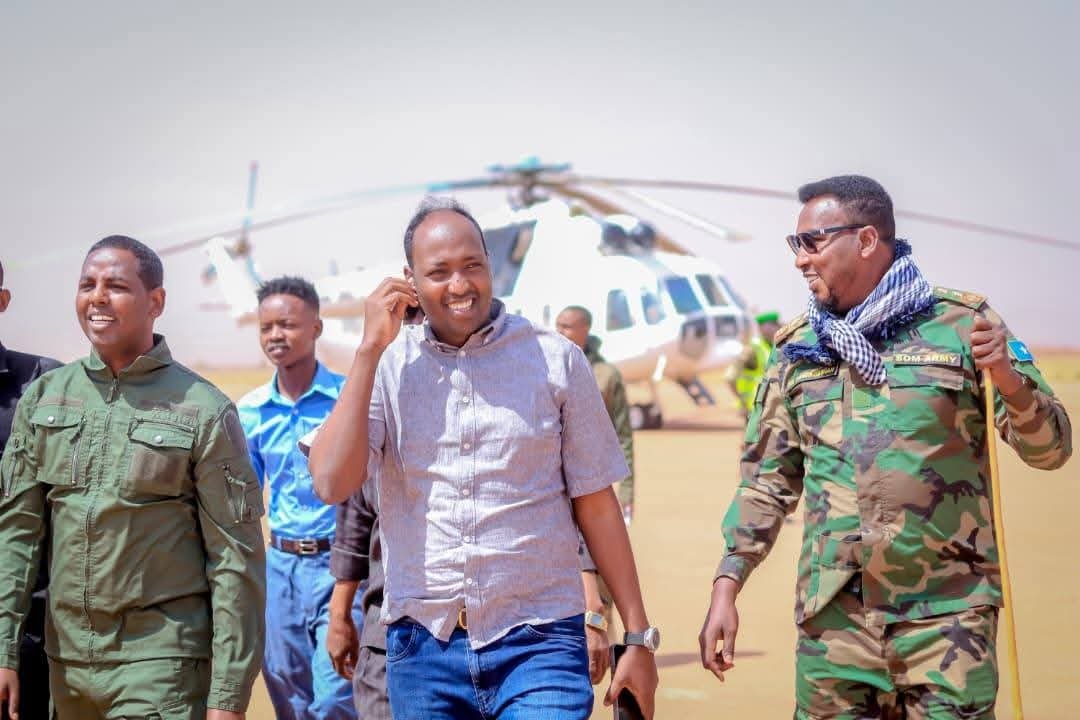 wafdi ballaaran oo uu hoggaaminayo Wasiirka Wasaaradda Amniga Gudaha Dowladda Koonfur Galbeed