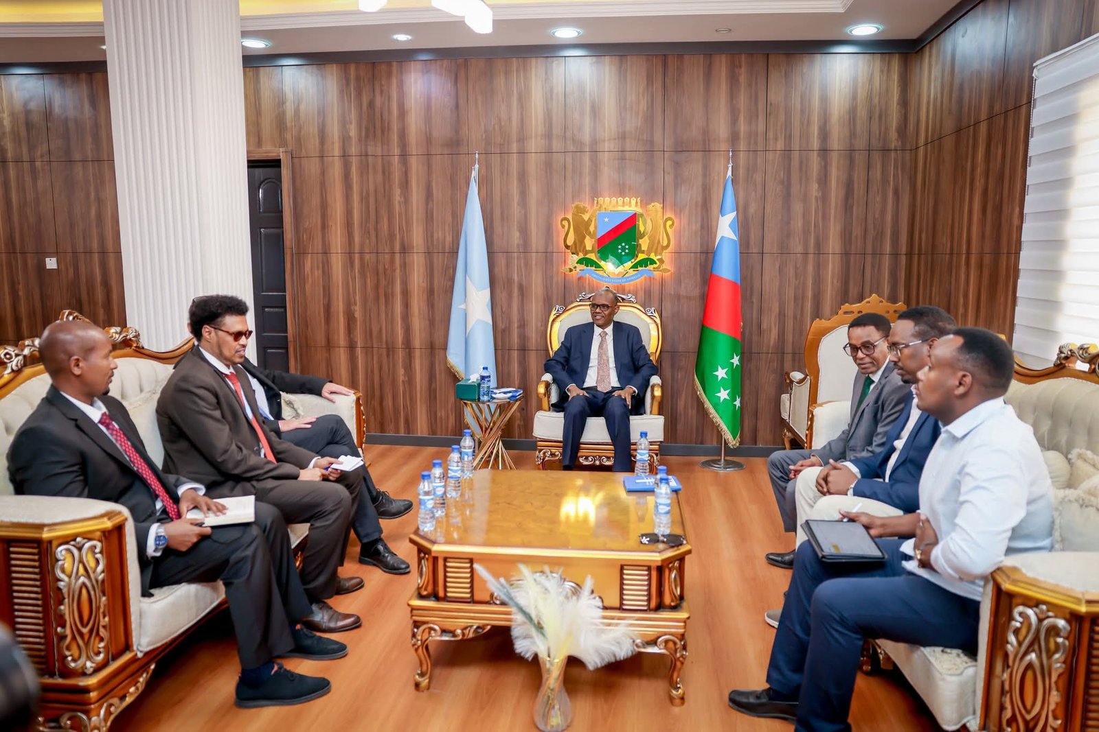 Madaxweynaha Koonfur Galbeed Laftagareen oo kulan miro-dhal ah la yeeshay Madaxa Hay’adda Cunnada