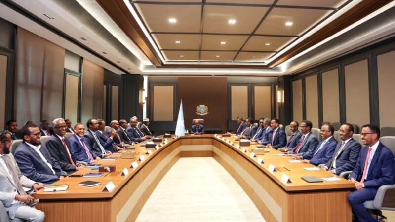 Golaha Mustaqbal Soomaaliyeed oo fariin adag u diray Xasan Sheekh, kana digay muddo kororsi