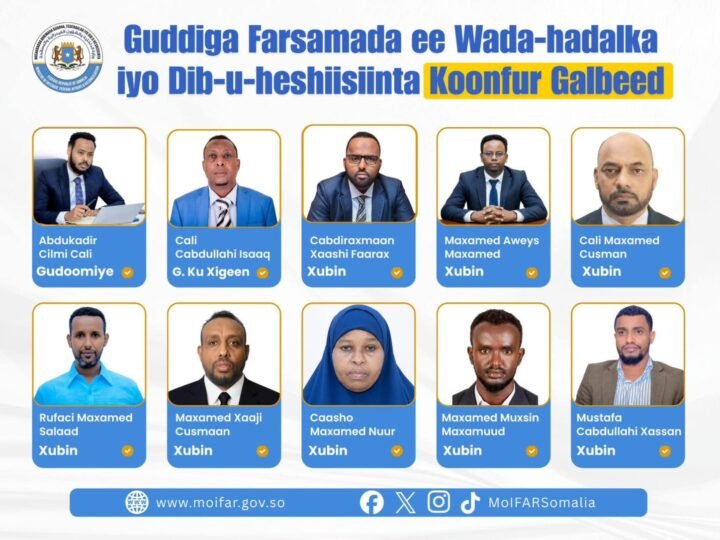 DFS: Koonfur Galbeed oo qaaday waddadii nabadda, Guddiga Farsamada oo la magacaabay